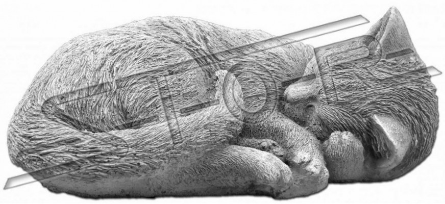 Garten Dekorative Dekoration Katze Terrasse Stein Figuren Figur Statue