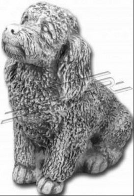 Garten Weiß Dekoration Hund Stein Terrasse Figur Figuren Dekorative Statue