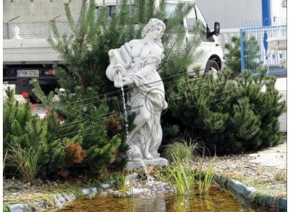 Gartenfigur "Frau Fontaine"140cm Teichfigur Menschen Steinguss