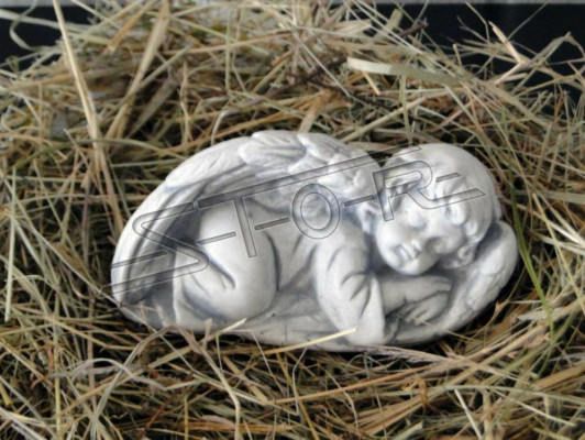 Grabengel Kreuz Grab Deko Grabschmuck Dekoration Stein Klassisch Statue