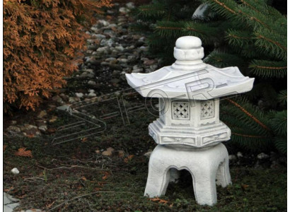 Japanischer Garten Dekoration Garten Deko Statue Figur Weiß Skulptur