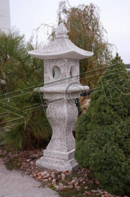 Japanischer Garten Haus Dekoration Statue Figuren Figur Natur Weiß Statuen