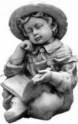 Junge 44cm Figur Statue Figuren Skulptur Statuen Garten