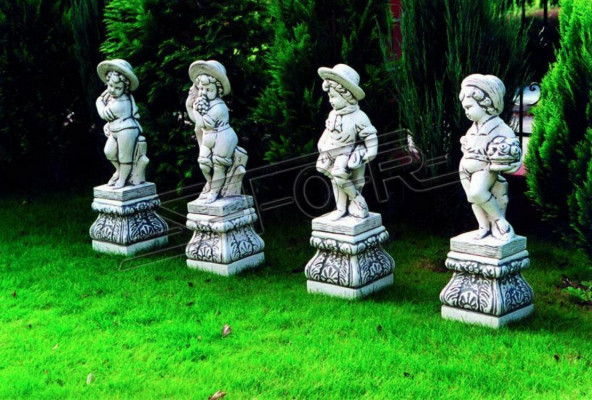 Junge 70cm Figur Statue Figuren Skulptur Statuen Garten Dekoration