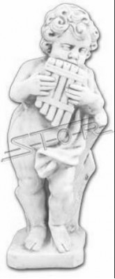 Junge 70cm Figur Statue Figuren Skulptur Statuen Weiß Garten Dekoration