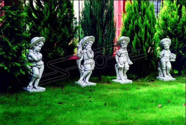 Junge 70cm Skulptur Design Figur Statue Garten Figuren Statuen