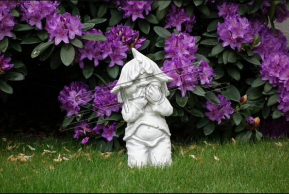 Junge Sitzende Dekorative Figur Statue Figuren Skulptur Statuen Garten