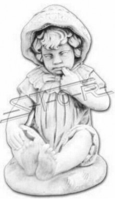 Kind 71cm Skulptur Design Figur Statue Garten Figuren Statuen