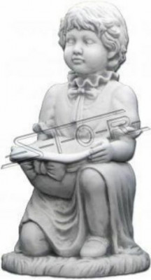 Kind Figur Skulptur Figuren Statue Figur Deko Design Garten Dekoration Terrasse