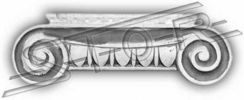 Krone für Säulen Statuen Säule Dekoration 15cm Stein Figuren Antik Stil