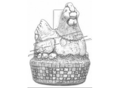 Kücken Huhn Garten Figur Statue Figuren Statuen Skulptur Dekoration