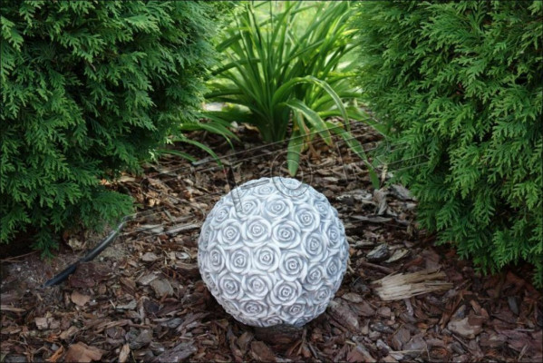 Kugel 23cm Skulptur Design Figur Statue Garten Figuren Statuen