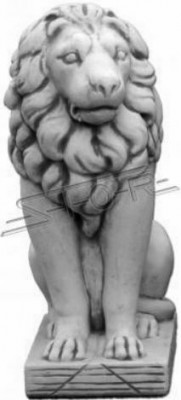 Löwe Gartenfigur Terrassen Dekorative Garten Skulptur Figuren Skulpturen