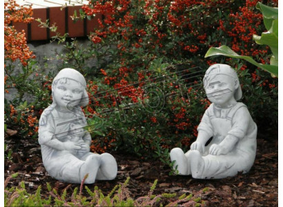 Mädchen 34cm Figur Statue Figuren Skulptur Statuen Garten