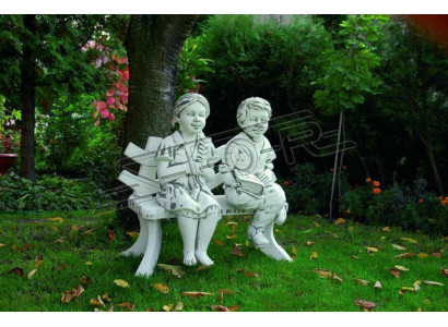 Mädchen Sitzende Figur Statue Figuren Skulptur Dekorative Statuen Garten