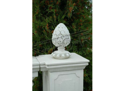 Mauer Deko Blumen Vase Gefäss Garten Terrasse Dekoration Statue