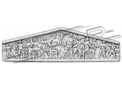 Relief Wand Dekoration Steinplatte Bild Bilder Antik Stil Garten