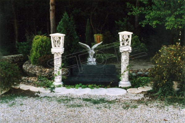 Sockel für Säulen Säule Fundament Garten Terrasse Figuren