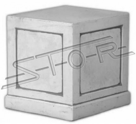 Sockel für Säulen Säule Fundament Garten Terrasse Weiß Figuren Abstellen