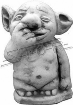 Troll 22cm Skulptur Design Figur Statue Garten Figuren Statuen