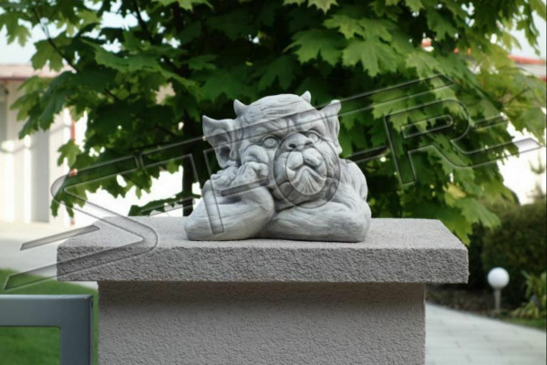 Troll 19cm Skulptur Design Figur Statue Garten Figuren Statuen