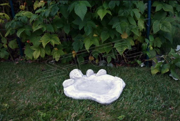 Vogel Tränke Skulptur Design Figur Dekor Statue Garten Figuren Statuen