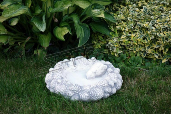 Vogel Tränke Skulptur Design Dekor Figur Statue Garten Figuren Statuen