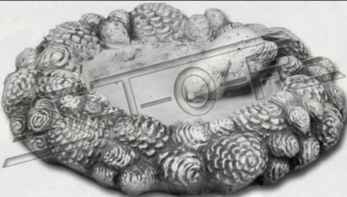 Vogel Tränke Skulptur Design Dekor Figur Statue Garten Figuren Statuen