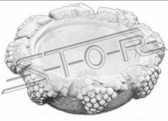 Vogel Tränke Skulptur Design Figur Statue Garten Figuren Statuen Schale