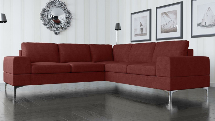 Couch Ecksofa Textil Wohnzimmer Design Modern L-Form Türkis Möbel Luxus Sofas
