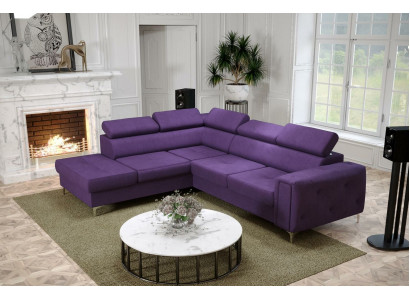 Design Ecksofa L-Form Couch Polsterung Luxus Wohnzimmer Soft Style Couchen Neu