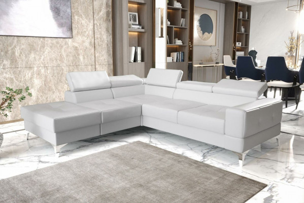 Ecksofa L-Form Sofa Wohnlandschaft Polster Multifunktion Design Modern Textil