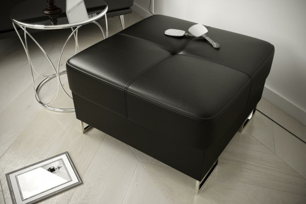 Hocker Bank Textil Stoff Holz Stil Designer Neu Sitz Polster Bank Polster Sitz