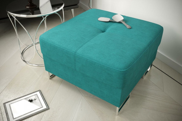 Ottomane Pufa Stoff Textil Ottoman Design Sitzbank Fußhocker Lounge Hocker Club