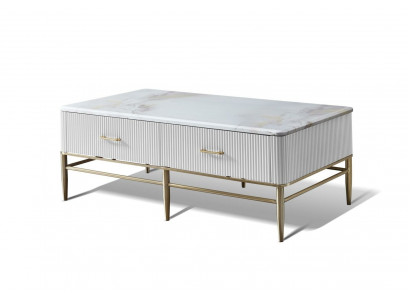 Tisch Couchtisch Luxus Wohnzimmer Italienische Möbel Tische Marmor