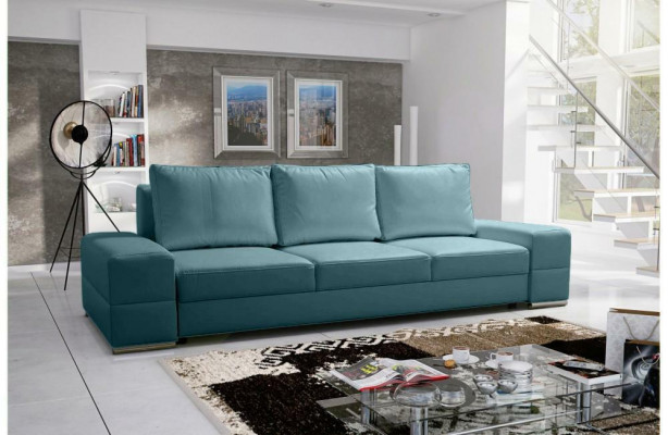 Couch Kunstleder Sofa Edles Design Designer 3 Sitzer Möbel Klassische Möbel xxl