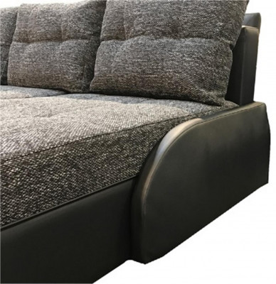 Design Ecksofa Schlafsofa Sofas Bettfunktion Couch Leder Textil Polster Neu