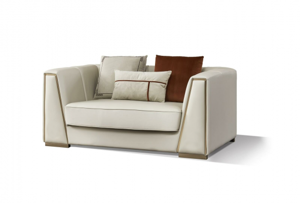 Design Polster Sitz Couch 2 Sitzer Zweisitzer Sofa Sofas Couchen Textil Stoff