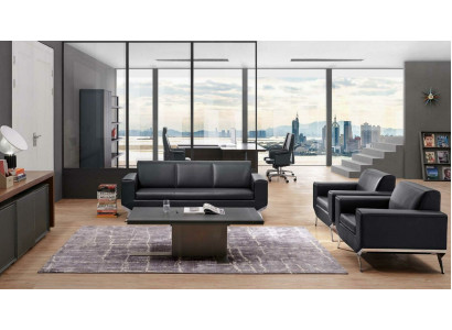 Komplett Set Sofagarnitur 3+1+1 Sitzer + Couchtisch Designer