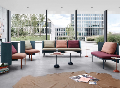 Set Sofa Set 3+1+1+Chaiselounge Couchen Sofas Komplett 4tlg. Büro