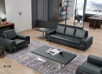 Sofagarnitur 3+1+1 Sitzer Design Couch Polster Sofas Deko Modern Garnitur