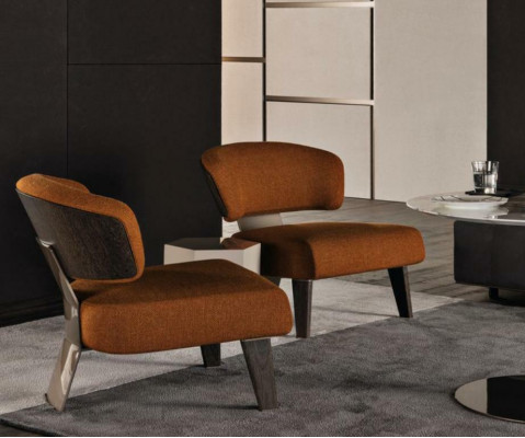 Design Sessel Couch Sofa Relax Stoff Luxus Lounge Fernseh Club Sitzer