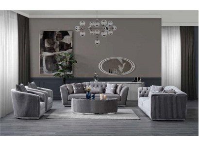 Polstersofa 3-Sitzer bequem luxuriös in Sofa Couch moderner Stil 286cm