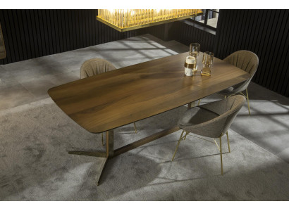 Esszimmer Tisch Essgarnitur Essgruppe 4x Stühle Stuhlgruppe Möbel Holz