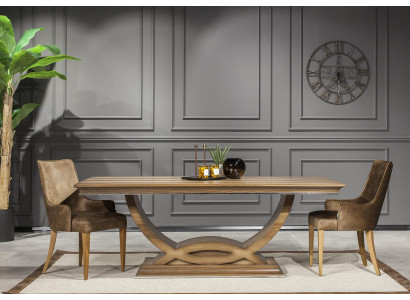 Luxus Esszimmer Garnitur Tisch 4x Lehnstuhl Anrichte Sideboard 5tlg