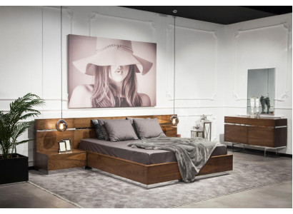 Schlafzimmer Sets Möbel Bett Nachttische Kommode Hotel Qualität 5tlg