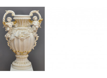 XXL Vase Tisch Dekoration Deko Vasen Antik Stil Skulptur Figur Kelch Rom 71cm