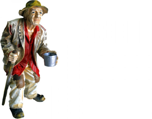 Design Bettler Figur Statue Skulptur Figuren Skulpturen Dekoration Deko 5623 Neu