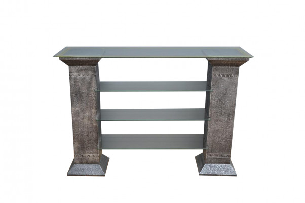Klassische RTV Sideboard Fernseh Tisch Tische Tv Board Medusa Regal Vitrine 1866