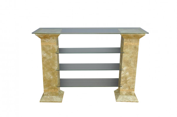 Klassische RTV Sideboard Fernseh Tisch Tische Tv Board Medusa Regal Vitrine 1866